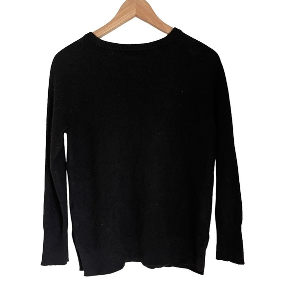 Halogen Black 100% Cashmere‎ Crewneck Sweater Size: M - Picture 6 of 7